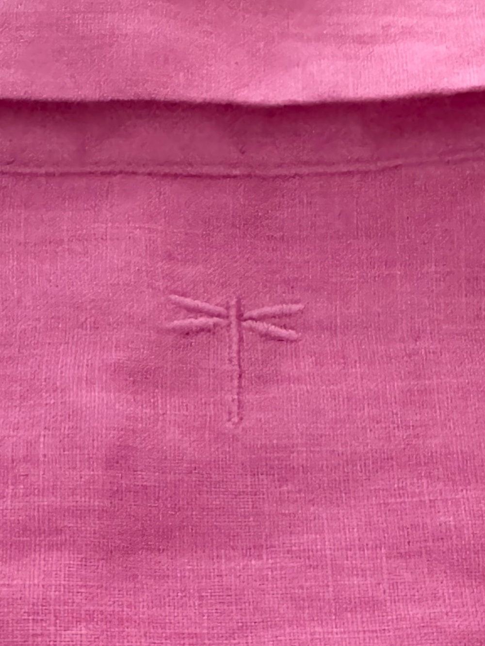 NWOT Tyler Boe Size Large Dora Linen Tunic in Cheeky Pink - Picture 6 of 11